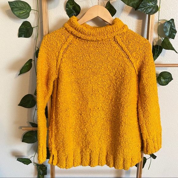 MOTH Juliette Turtleneck Sweater mustard XS - Picture 2 of 10